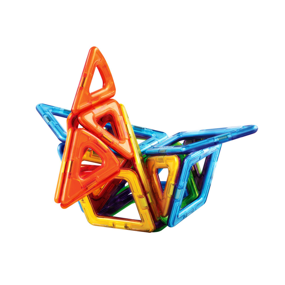 Joc magnetic de constructie Magformers Mini Dinosaur Set - Dinozauri, 40 piese