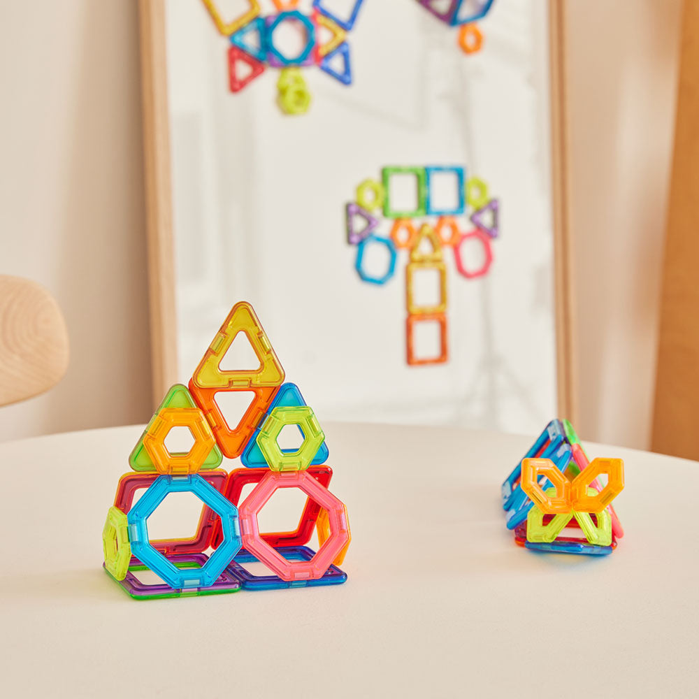 Joc magnetic de constructie Magformers Challenger Set - Extra Provocari, 14 piese