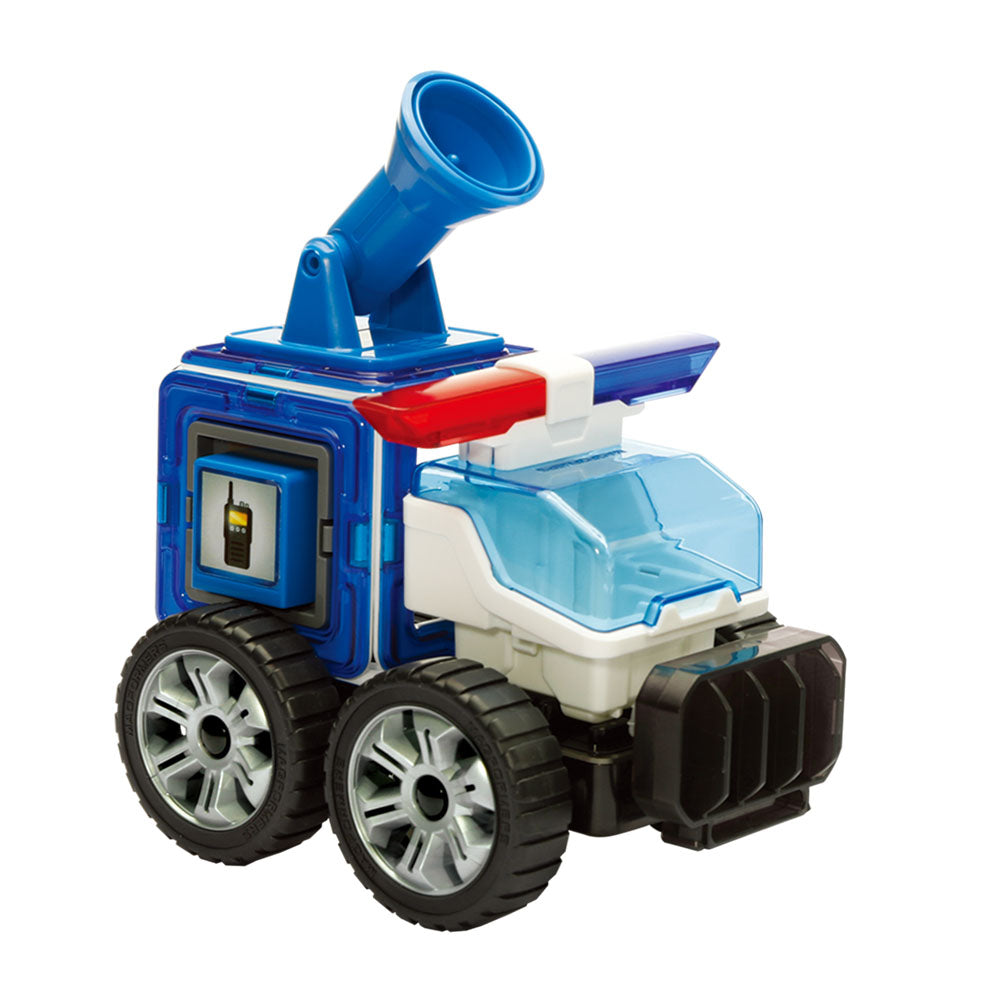 Joc magnetic de construcție Magformers Amazing Police Set - Sectia de Politie, 50 piese