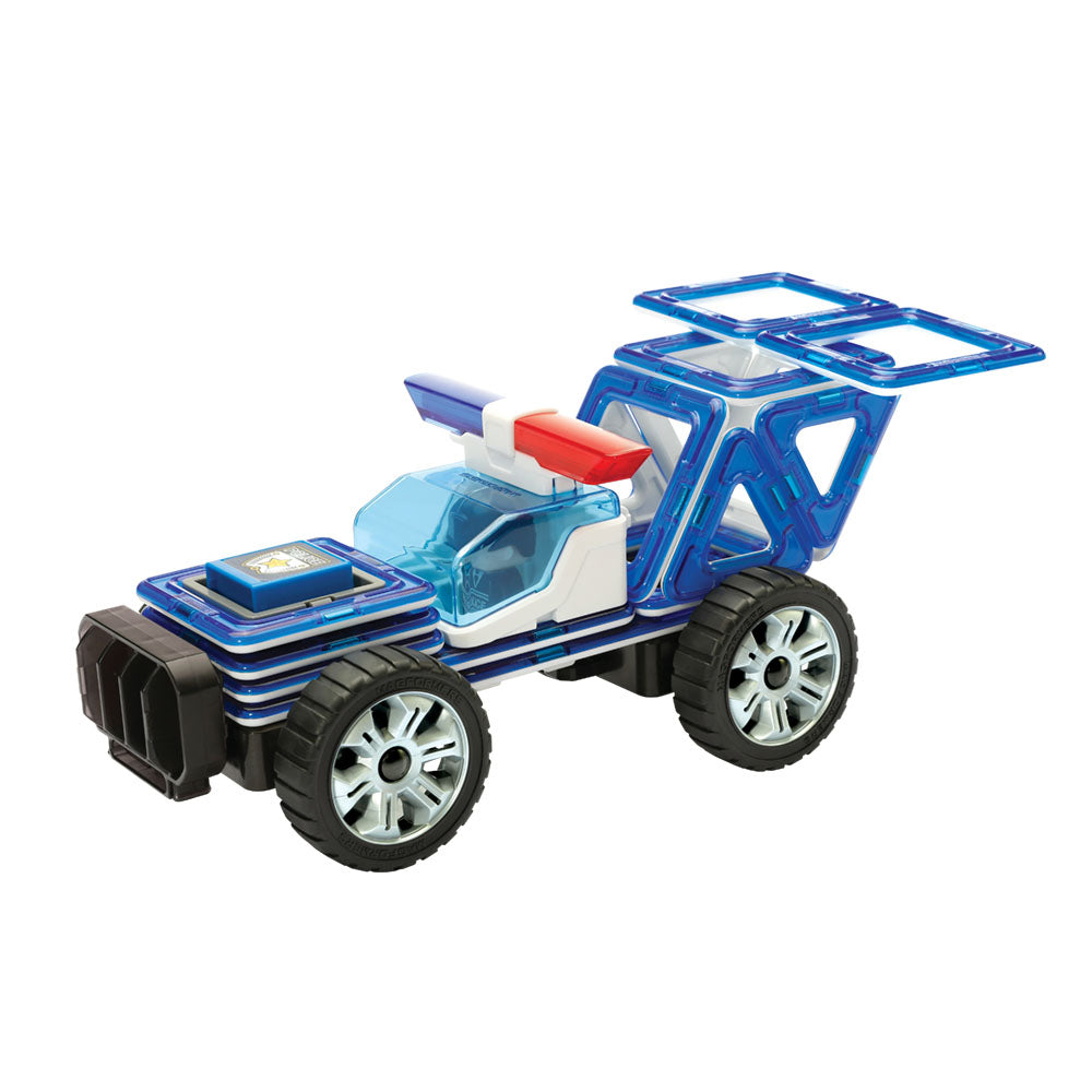 Joc magnetic de construcție Magformers Amazing Police Set - Sectia de Politie, 50 piese