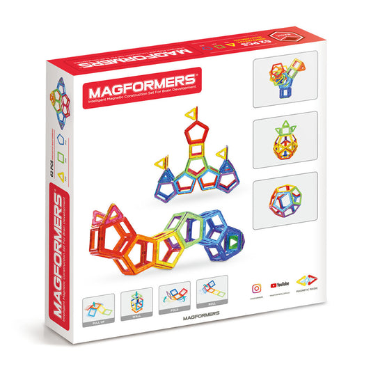 Joc magnetic de constructie Magformers - 62 piese