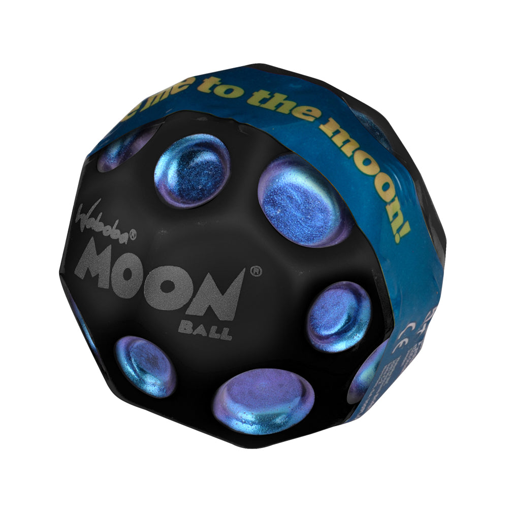 Imagine Minge hiper saritoare - Waboba Dark Side of Moon, neagra cu pete colorate