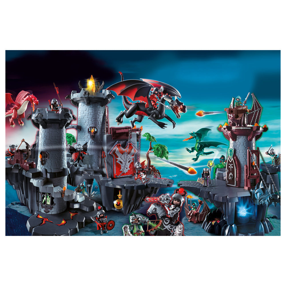 Imagine Puzzle Schmidt: Playmobil - Playmobil box, Set de 2 x 60 piese si 2 x 100 piese + Bonus: cufar metalic