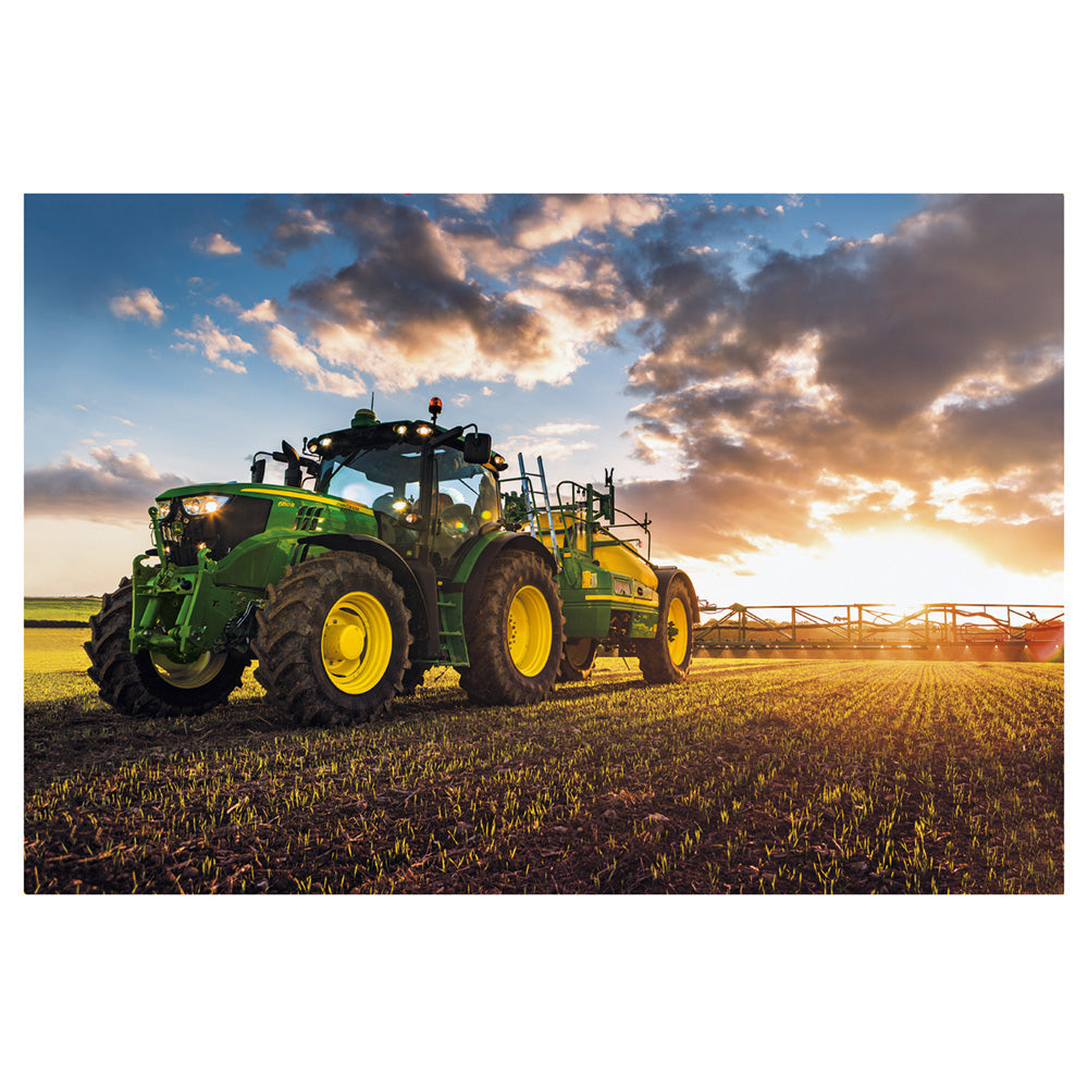 Imagine Puzzle Schmidt: John Deere - Tractor 6150 R cu pulverizator, 200 piese