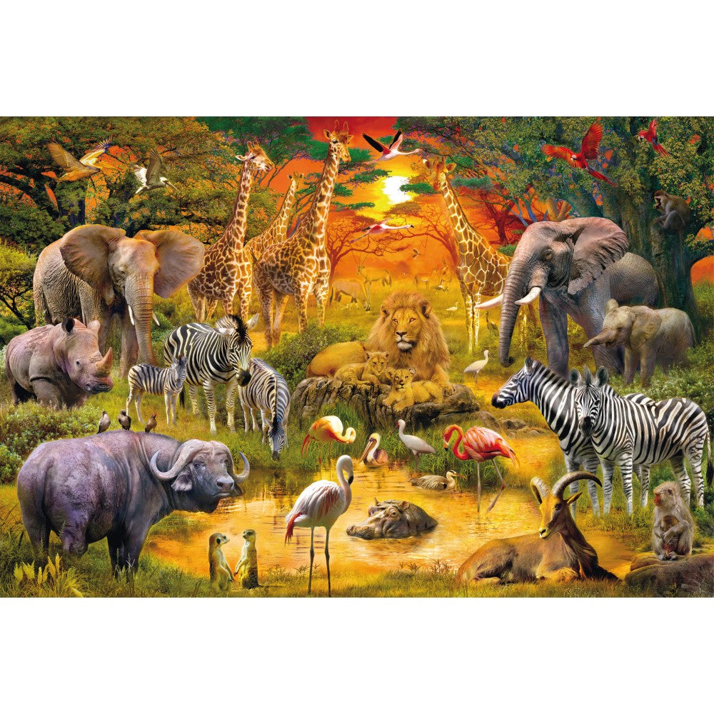 Imagine Puzzle Schmidt: Animale din Africa, 150 piese