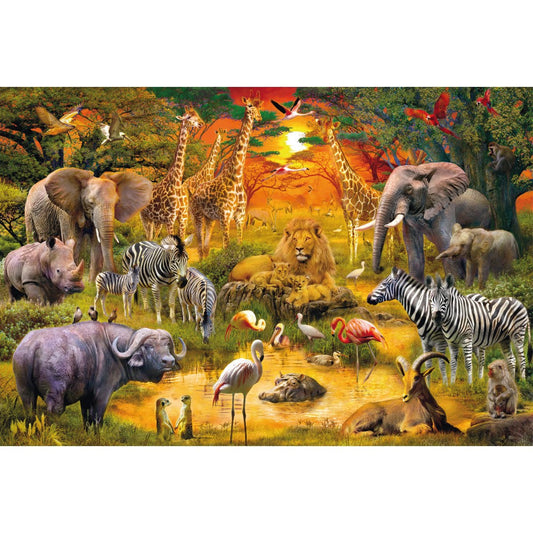 Imagine Puzzle Schmidt: Animale din Africa, 150 piese