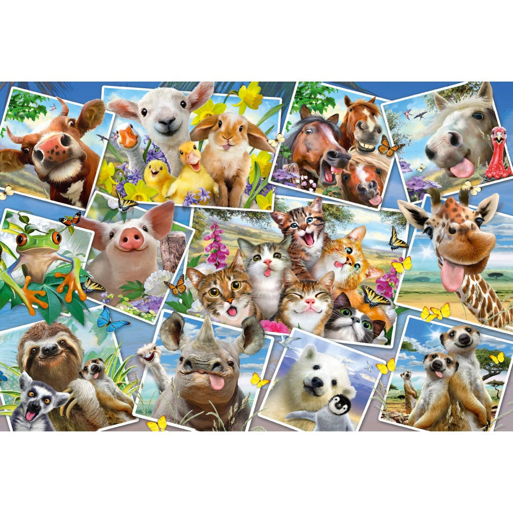 Imagine Puzzle Schmidt: Sefie-uri cu animalele, 200 piese