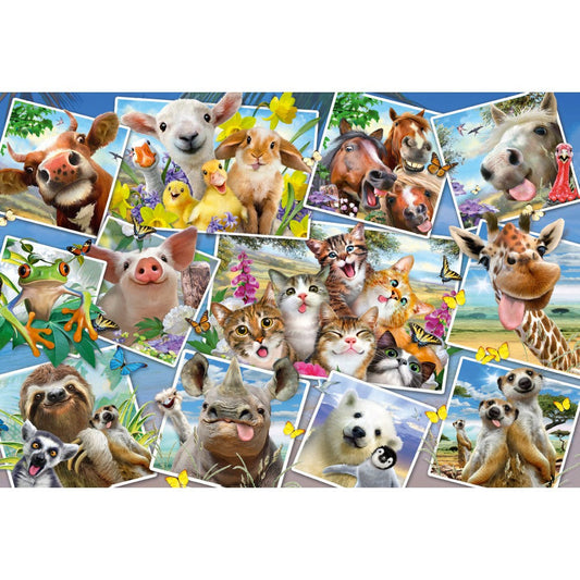 Imagine Puzzle Schmidt: Sefie-uri cu animalele, 200 piese