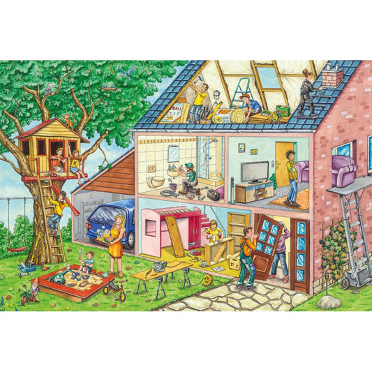Imagine Puzzle Schmidt: Om bun la toate, 40 piese + Cadou: unelte