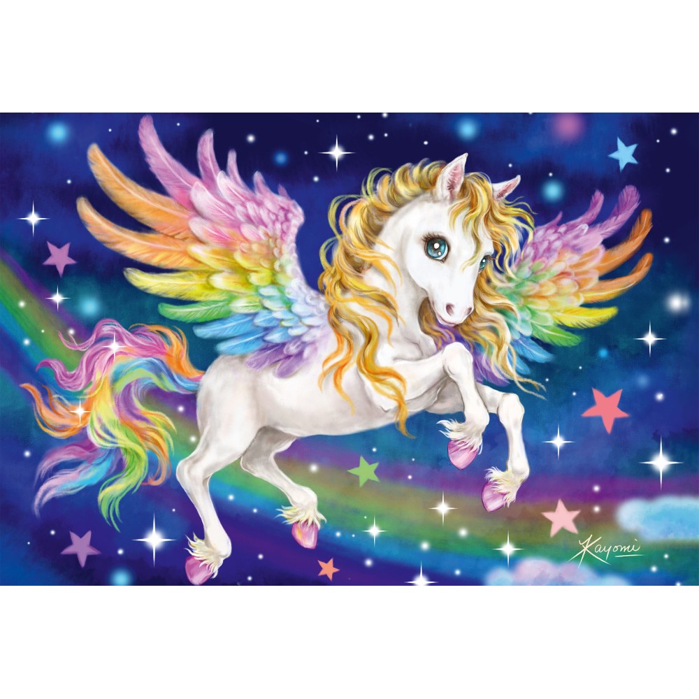 Imagine Puzzle Schmidt: Animale mitice, Set de 3 x 48 piese + Cadou: poster