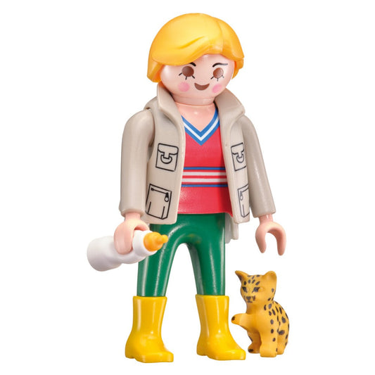 Imagine Puzzle Schmidt: playmobil - Gradina zoologica, 60 piese + Cadou: figurina playmobil
