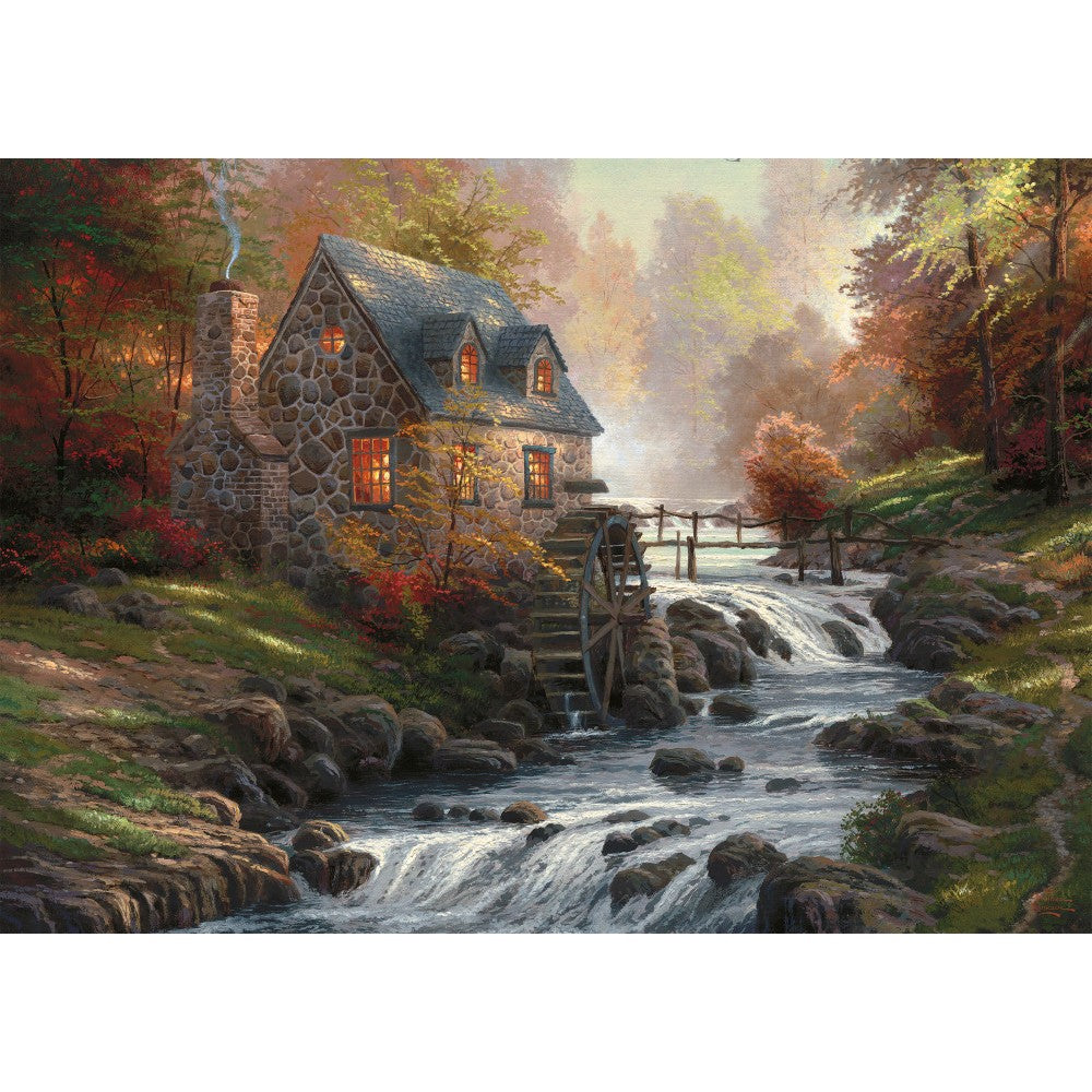 Imagine Puzzle Schmidt: Thomas Kinkade - Moara de piatra, 1000 piese