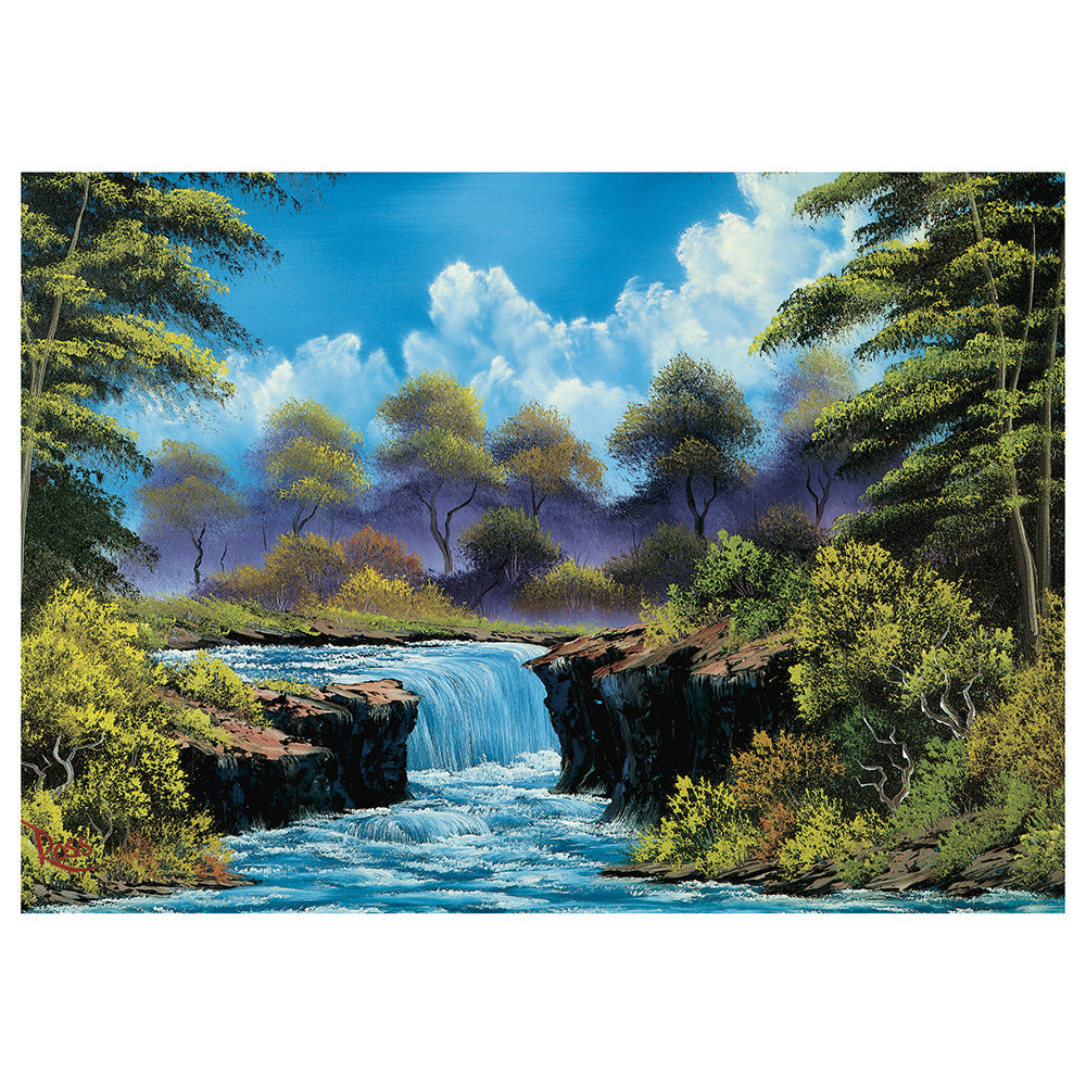 Puzzle Schmidt: Bob Ross - Cascada, 1000 piese