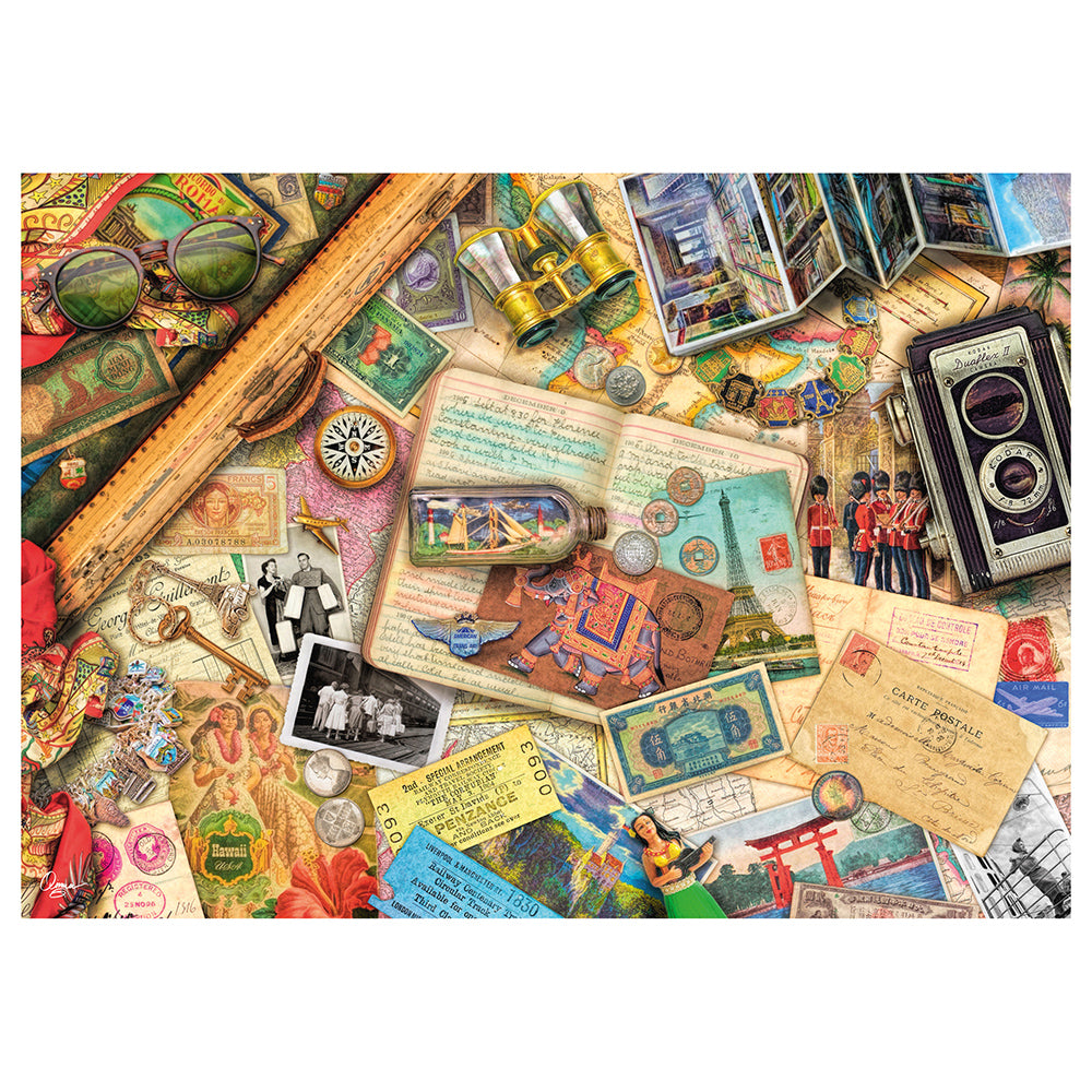 Puzzle Schmidt: Aimee Steward - Amintiri din calatorie, 1000 piese