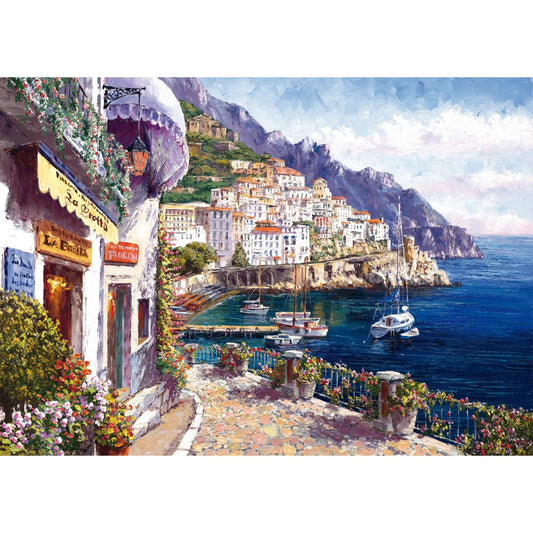 Imagine Puzzle Schmidt: Sam Park - Dupa-masa in Amalfi, 2000 piese