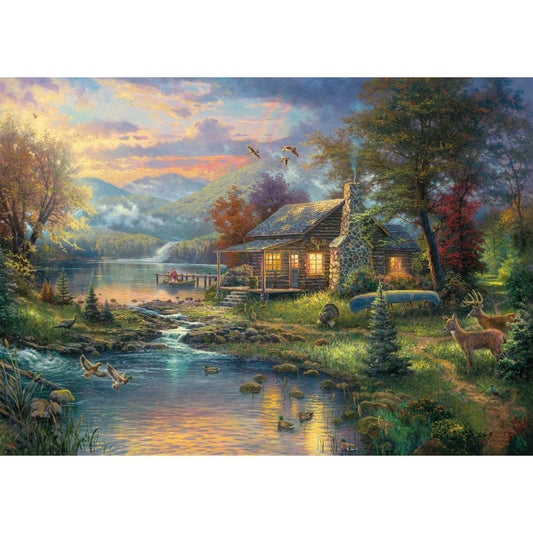 Imagine Puzzle Schmidt: Thomas Kinkade - Paradisul naturii, 1000 piese