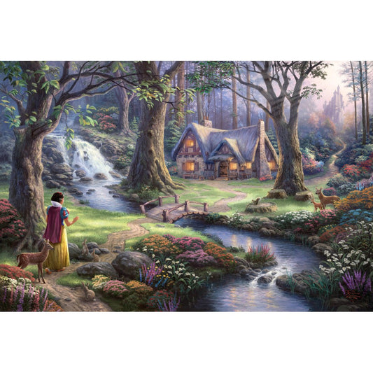 Imagine Puzzle Schmidt: Thomas Kinkade - Disney - Alba ca Zapada, 1000 piese