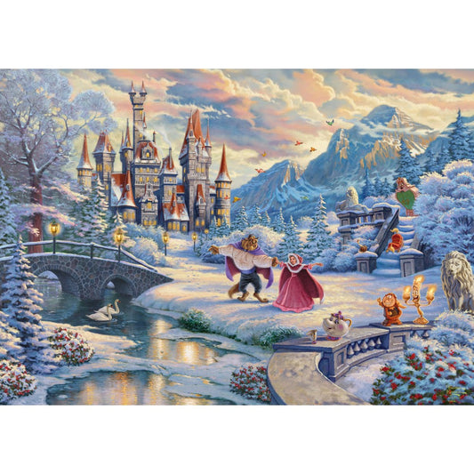 Imagine Puzzle Schmidt: Thomas Kinkade - Disney - Frumoasa si Bestia, 1000 piese
