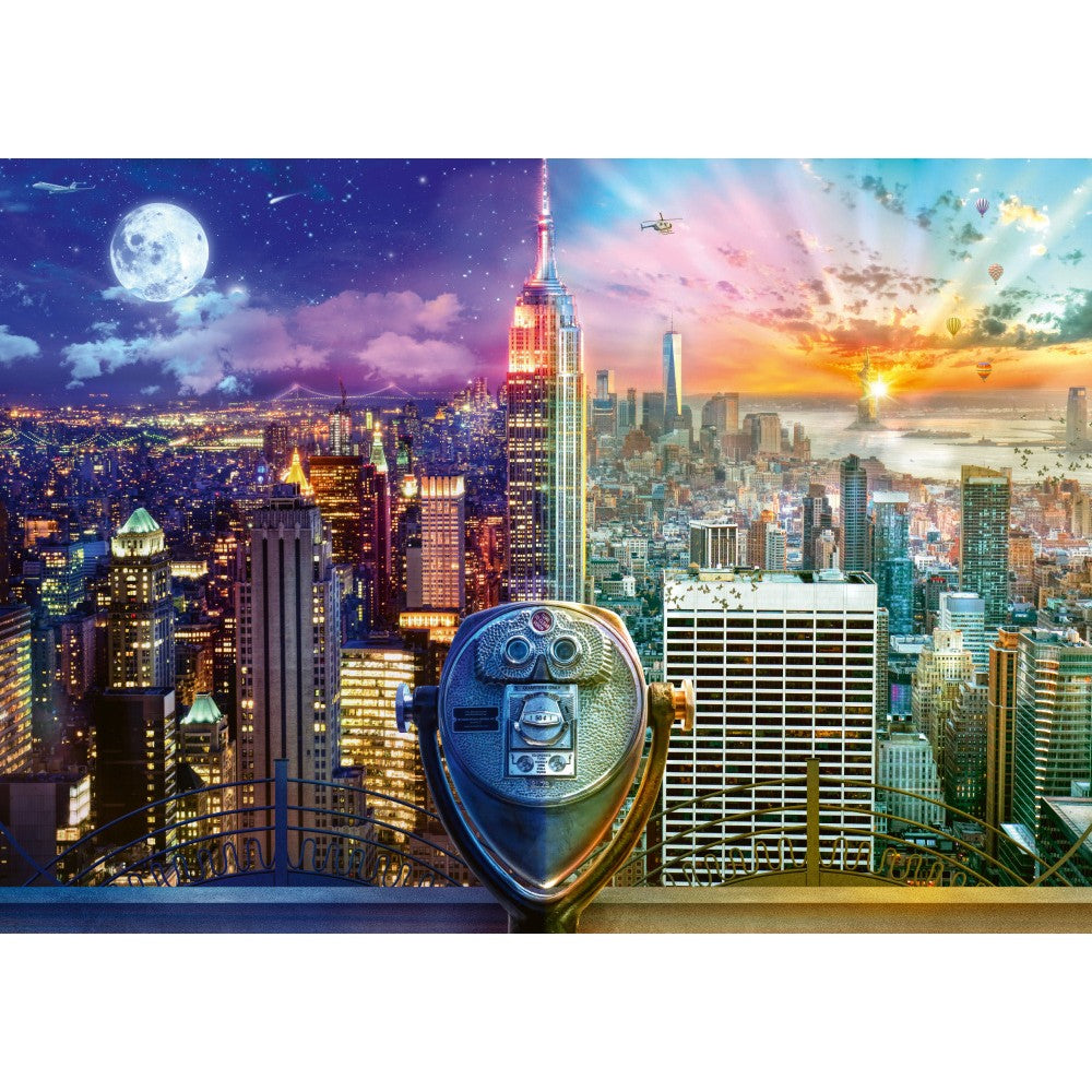 Puzzle Schmidt: Lars Stewart - Night and Day: New York, 1000 piese