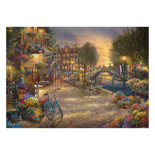 Imagine Puzzle Schmidt: Thomas Kinkade - Amsterdam, 1000 piese