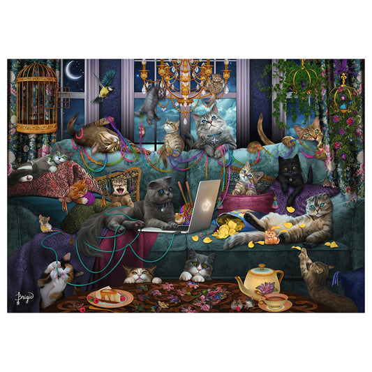 Puzzle Schmidt: Brigid Ashwood - Pisici de carantina, 1000 piese