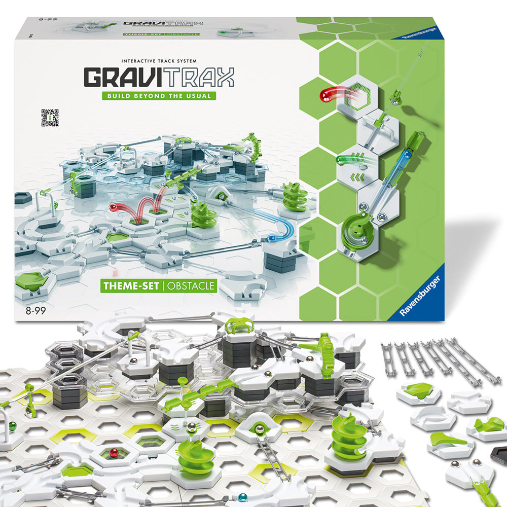 Imagine Joc de constructie Gravitrax Starter Set Obstacle, set de baza Cursa cu Obstacole, multilingv incl. RO