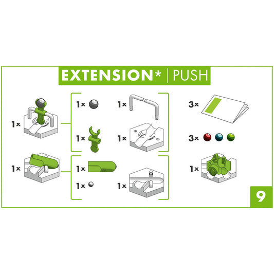 Gravitrax Push építőkészlet, Force, tartozékkészlet, ÚJ kiadás