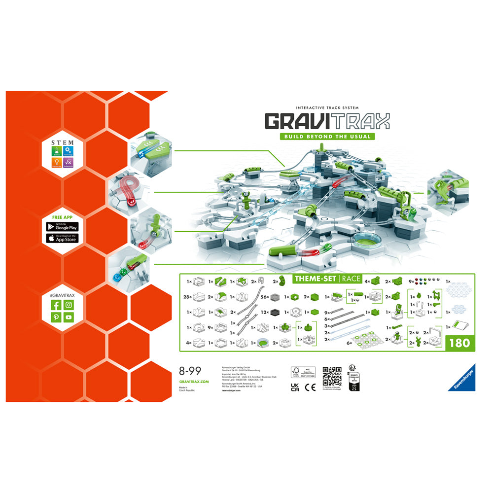Imagine Joc de constructie Gravitrax Starter Set Race, set de baza Cursa, multilingv incl. RO