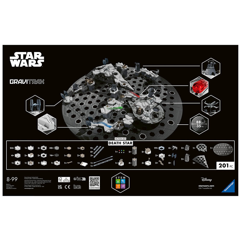 Gravitrax Star Wars Action Set Death Star építőkészlet, Disney kiadású alapkészlet - Star Wars