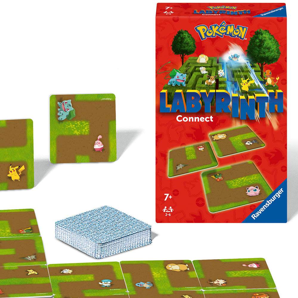 Pokemon Labyrinth Ravensburger, joc de societate, editie compacta, multilingv, incl.RO