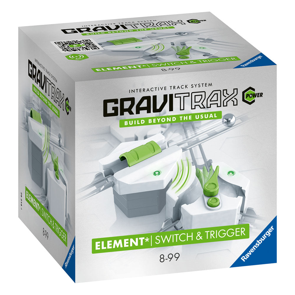 Gravitrax Power Építőipari készlet - kapcsoló és kioldó, elektromos kapcsoló és kioldó, automatikus tartozékkészlet