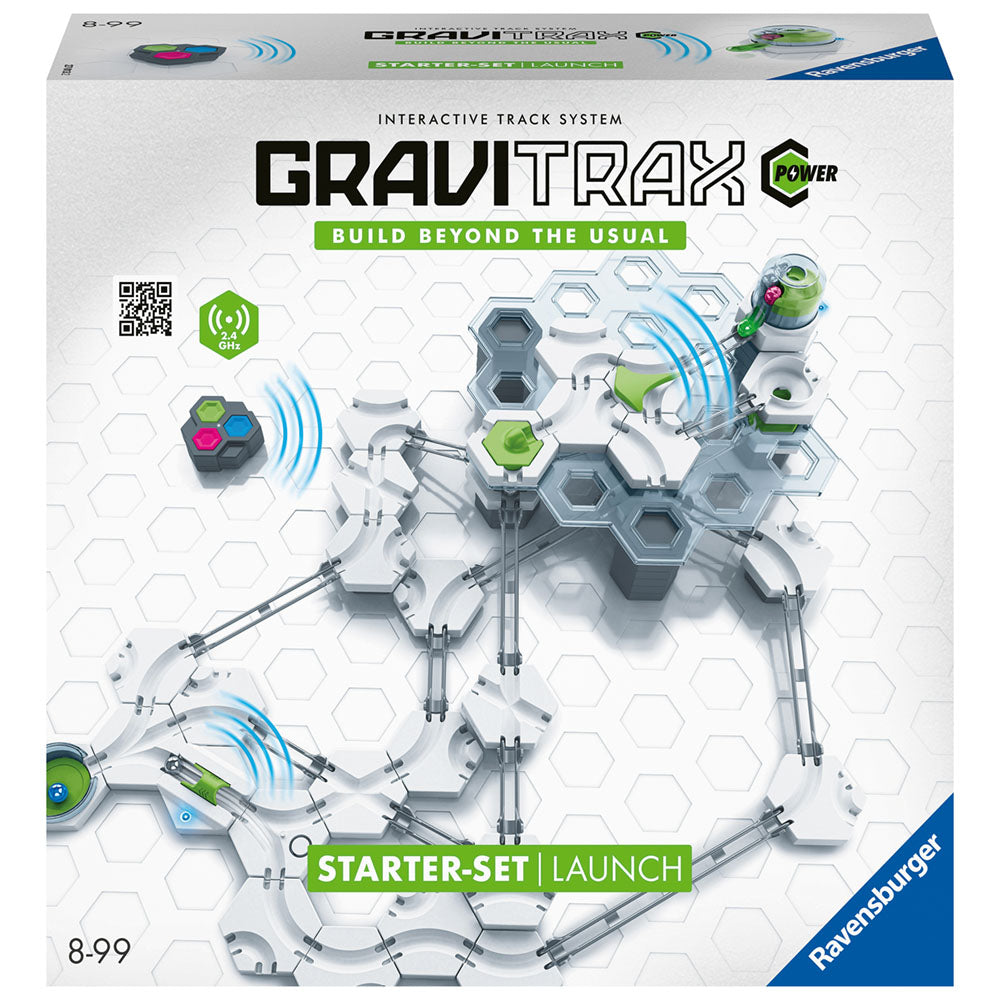 Joc de constructie Gravitrax Power - Starter Set Launch, set de baza Lansator electric, automat