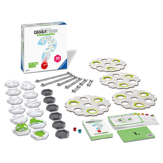 Imagine - Joc de constructie Gravitrax - The Game Course, set de baza cu 32 piese si 30 de provocari incluse