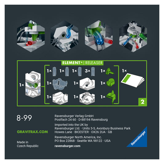 Imagine - Joc de constructie Gravitrax PRO Releaser, Dispozitiv de eliberare, set de accesorii