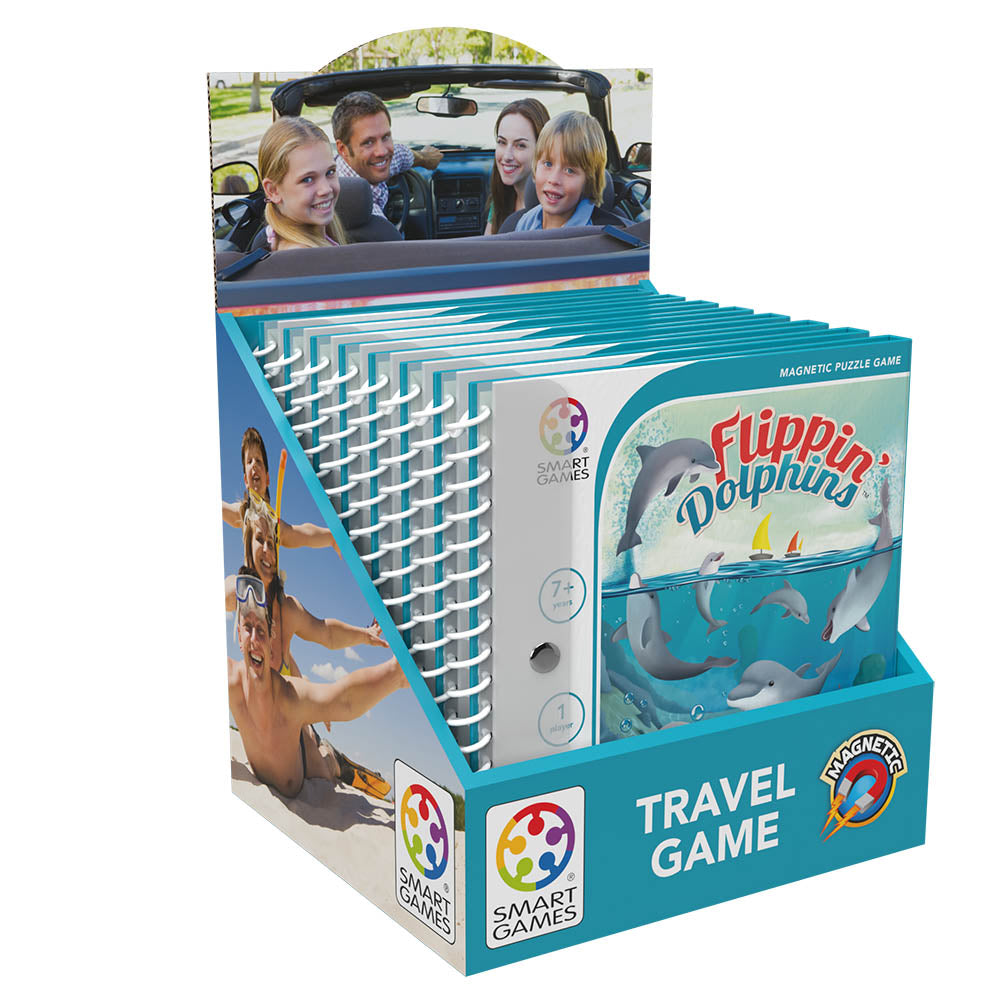 Smart Games - Flippin' Dolphins, logikai játék 48 kihívással, 7 év feletti, nemzetközi kiadás