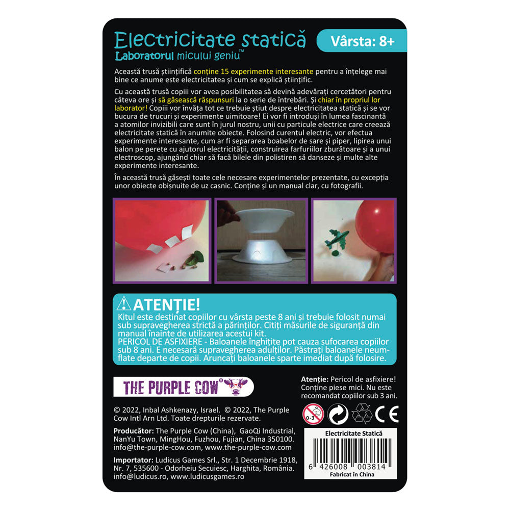 Imagine Laboratorul micului geniu - Electricitate statica