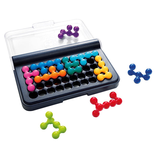 Smart Games - IQ Fit, joc de logica cu 120 de provocari, 6+ ani, editie lb. Romana