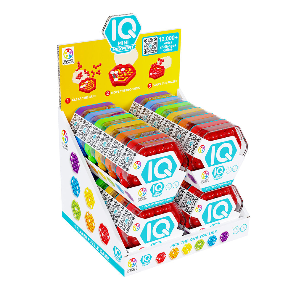 Smart Games - IQ Mini Hexpert, joc de logica, 7+ ani, editie lb. Romana