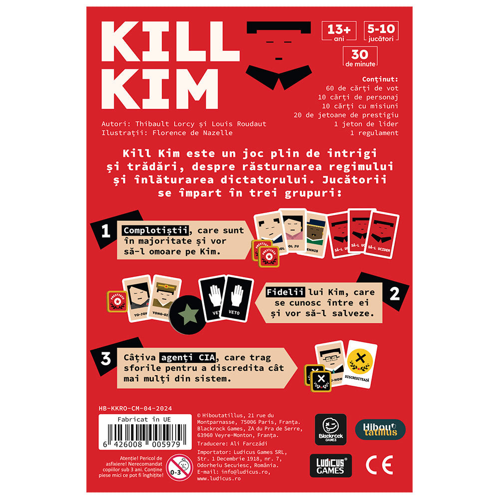 Kill Kim, joc de petrecere plin de intrigi si tradari, lb.romana
