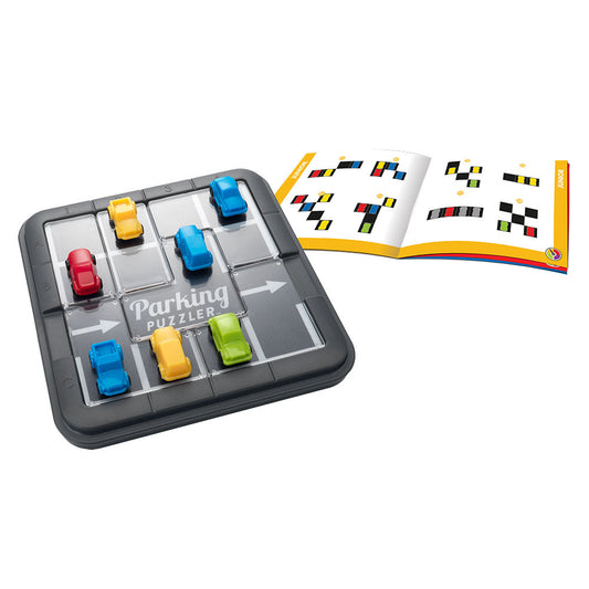 Smart Games - Parking Puzzler, joc de logica cu 60 de provocari, 6+ ani, editie lb. Romana