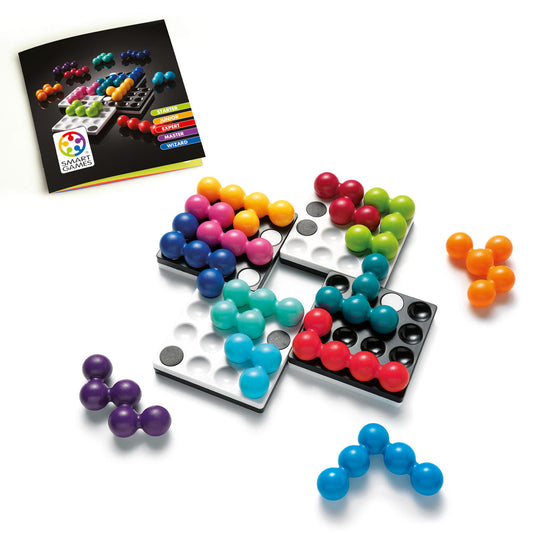 Smart Games - Quadrillion, joc de logica cu 60 de provocari, 7+ ani, editie lb. Romana