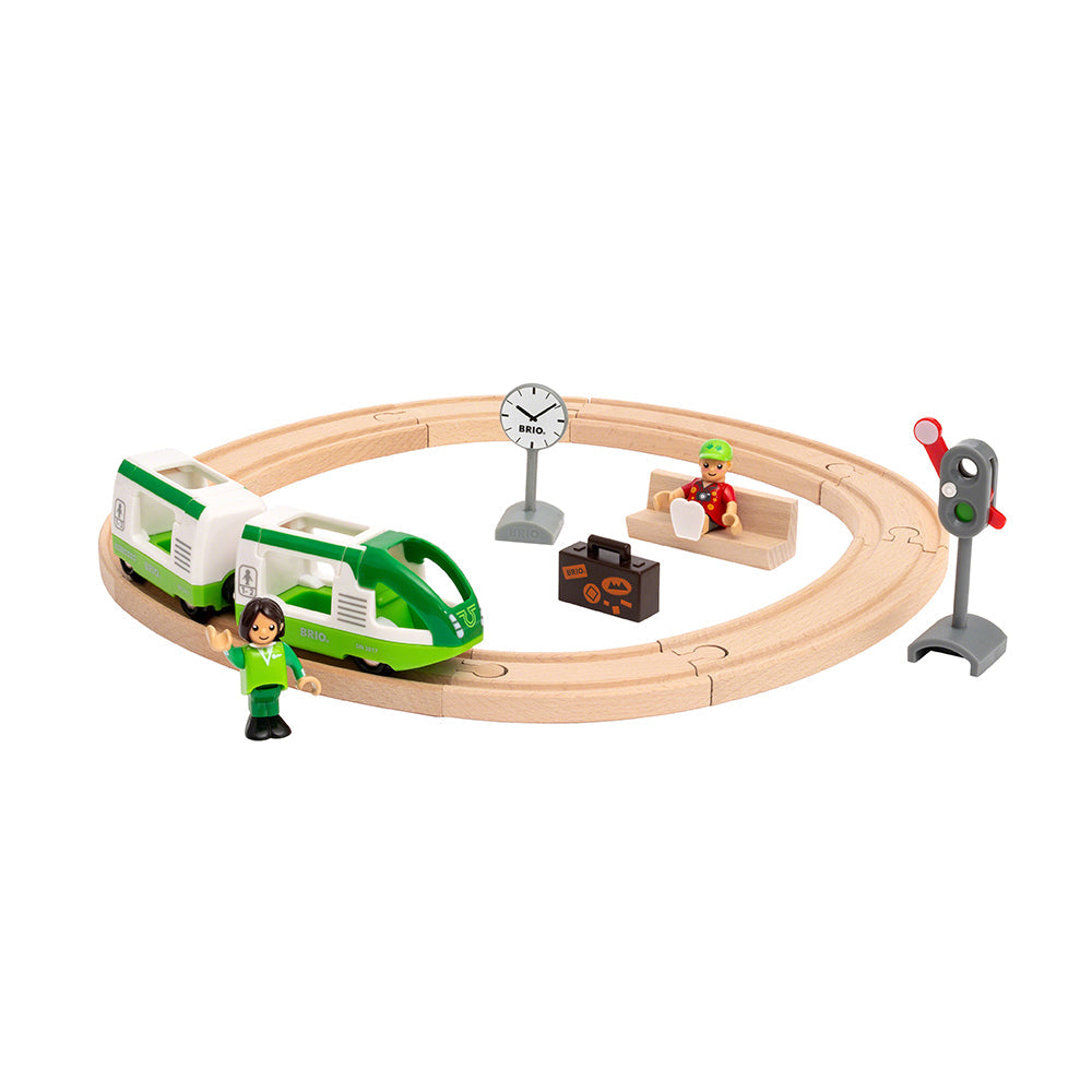 Set trenulet cu sine si figurine + accesorii feroviare - BRIO, 3+ ani