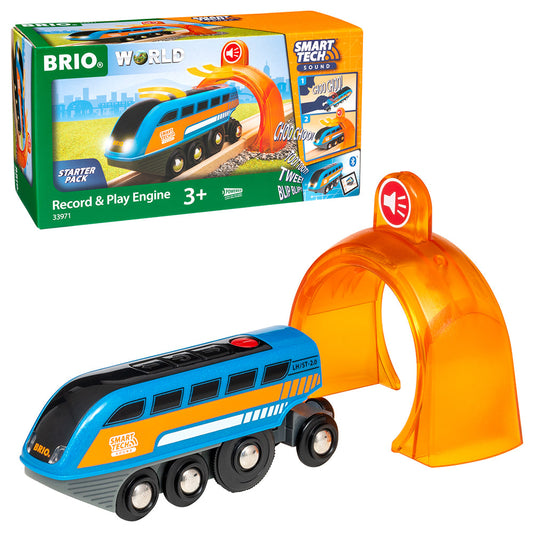 BRIO Smart Locomotive egyedi hangrögzítéssel és -lejátszással, 3+ év