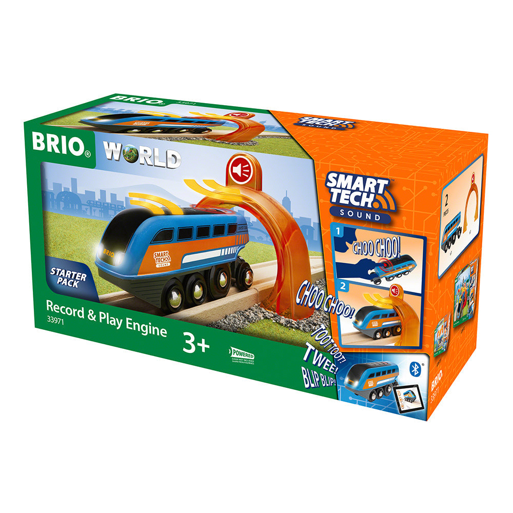 BRIO Smart Locomotive egyedi hangrögzítéssel és -lejátszással, 3+ év