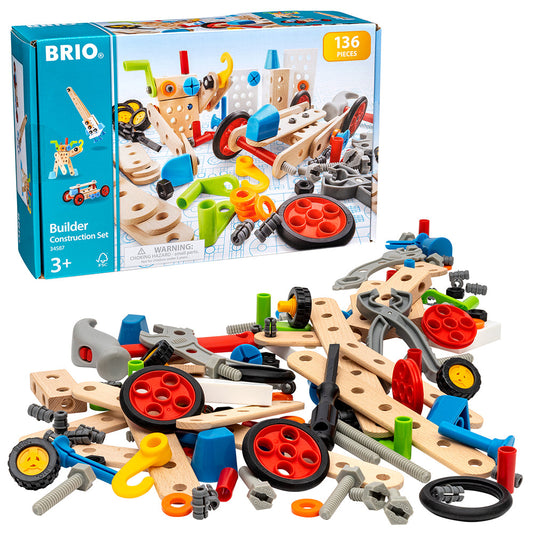 BRIO 136 részes építőkészlet játék, 3+ év