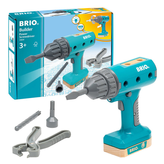 Elektronikus játék - fúró BRIO tartozékokkal, 3+ év