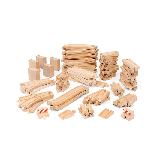 Set Sine Deluxe, 70 piese pentru trenulete BRIO, 3+ ani