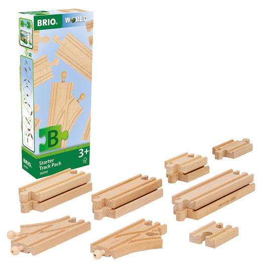Set sine de baza, 12 piese pentru trenulete BRIO, 3+ ani