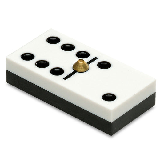 Imagine Joc Domino Clasic Premium, in caseta lemn, 28 piese cu insertie de metal, Cayro