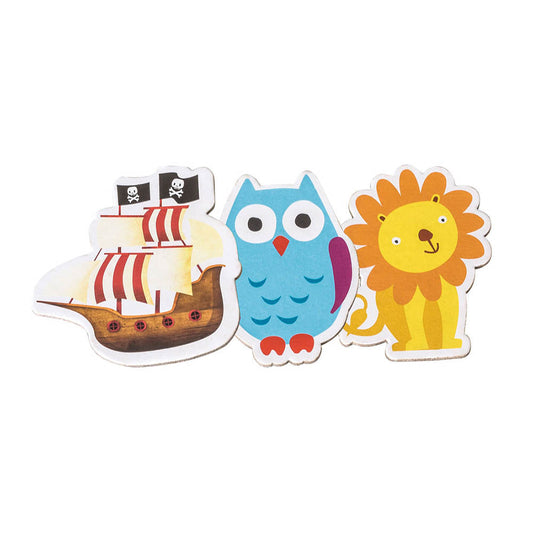 Set figurine magnetice pentru copii, din lemn– 35 Piese – Cayro